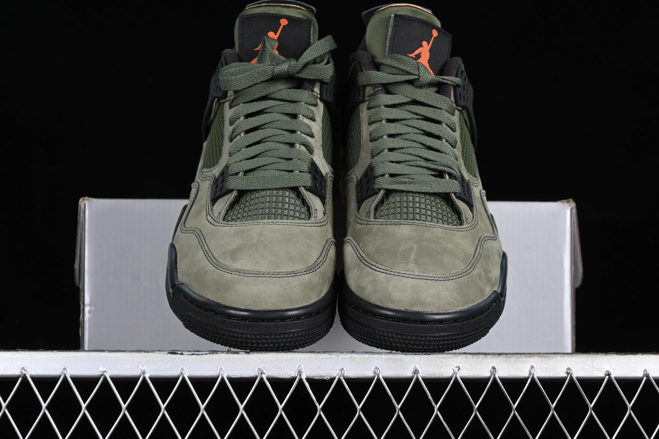 All categories Air Jordan Jordan series basketball shoes Air Jordan 4 GX foreign trade version Air Jordan 4 Retro "Undftd" AJ4 Joe 4 suede military green
